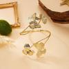 Unique Bohemian Inspired Arm Jewelry With Artistic Hollow Butterfly Details In Multiple Colors Season Floral Bangle