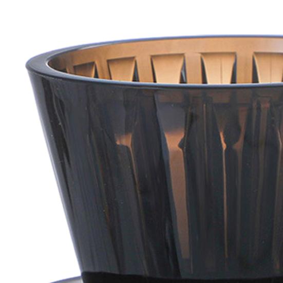 Kaffefilterkopp Imitation Kristall Ögon Design Plast 1-2 Kopp Kapacitet Platt Botten Stabil Placering Handbryggare Kaffedroppare