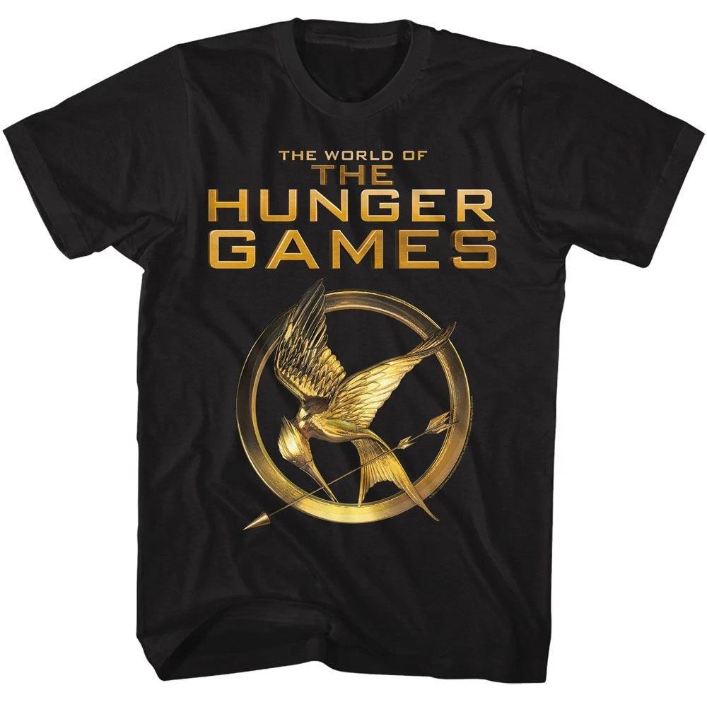 Hunger Games - The World Of The - American Classics - Solid Black Short Sl 150