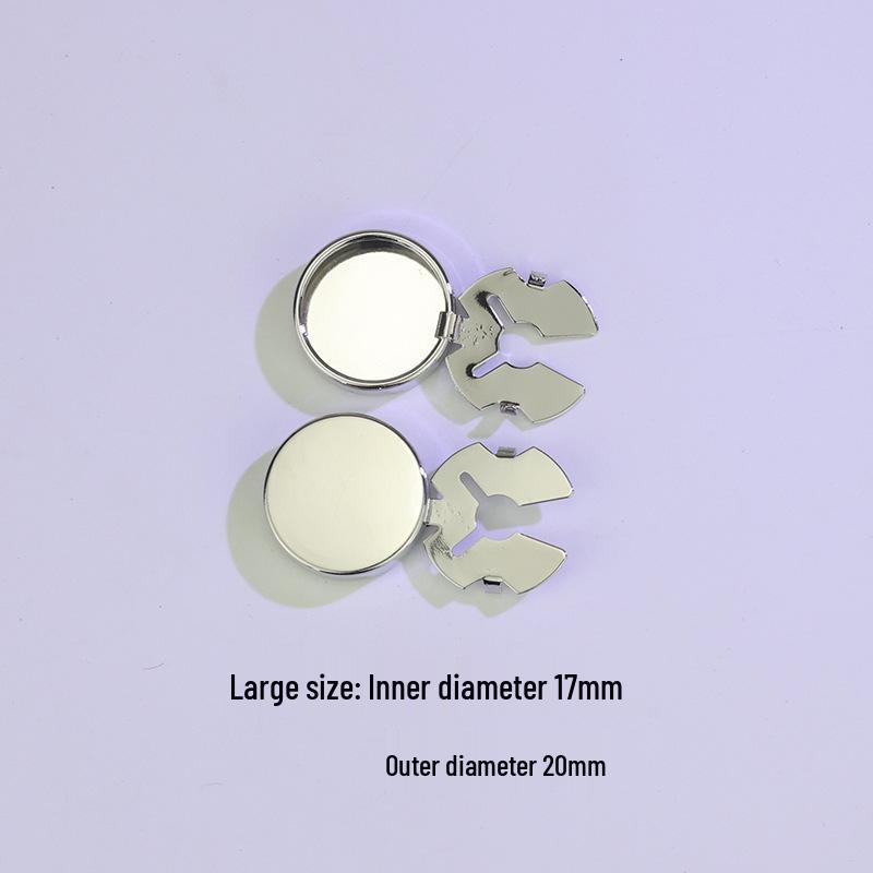 Turtle Buckle Copper Cuff Button Cover DIY Shirt Accessories