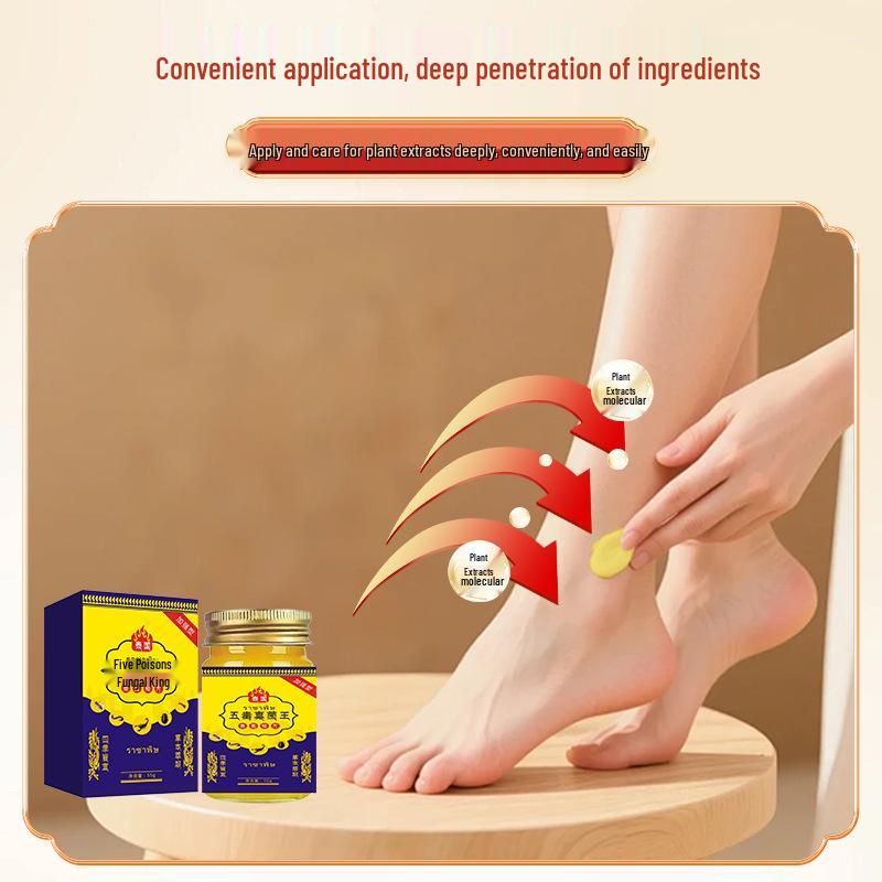 Thailand Fungus King Skin Care Cream: Body, Hand, Foot & Massage Toner