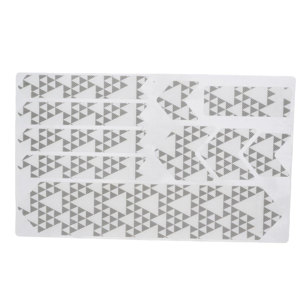 1 Set Bike Frame Protection Tape Anti Scratch Water Proof Protective Film Mountain Bike Frame Guard Grid Pattern