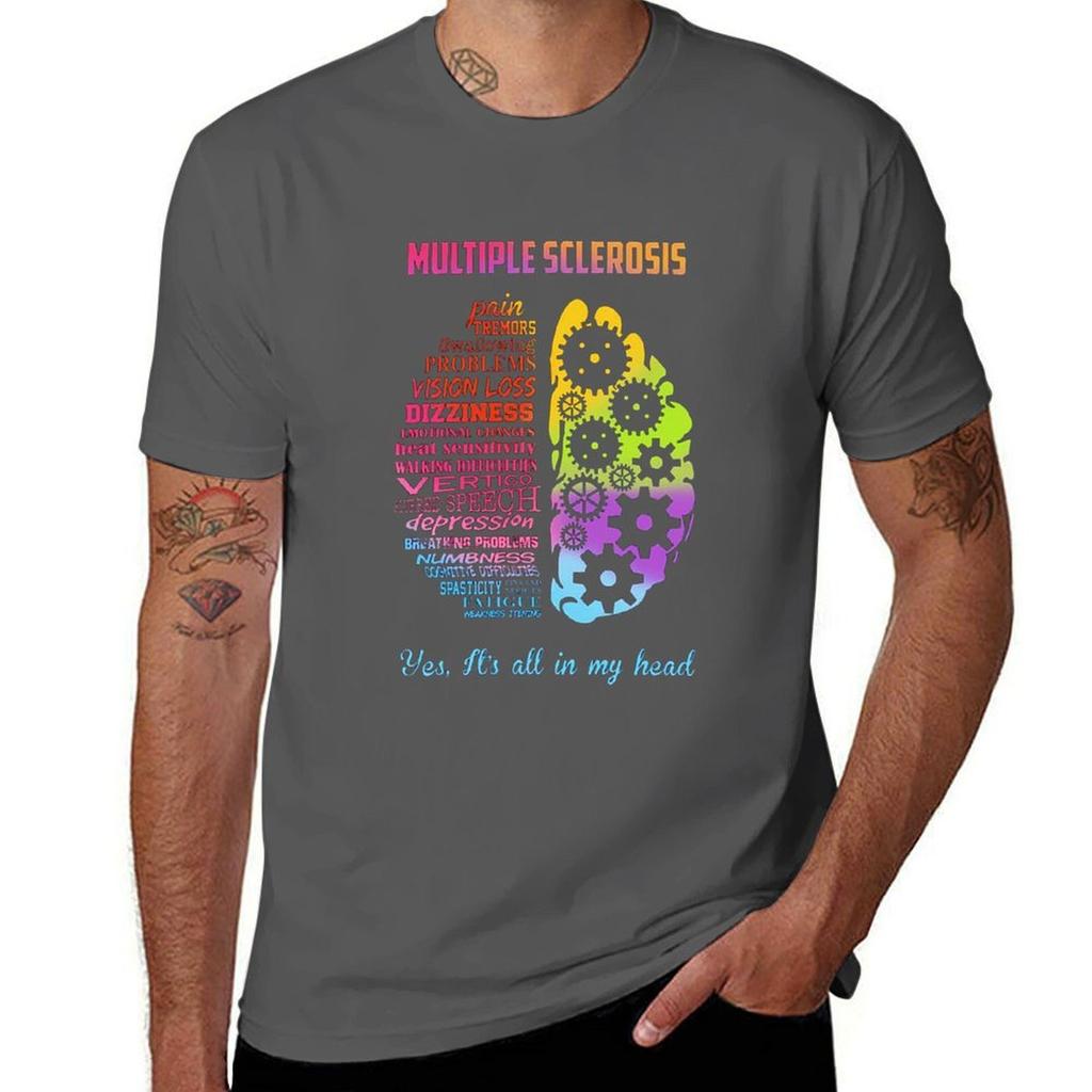 MULTIPLE SCLEROSIS T-Shirt T Shirts Designer G Man T Shirts for Men T-Shirt