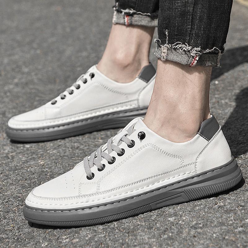Fashion Genuine leather board shoes fashion minimalist  style Outdoor leisure street Luxury high-quality shoes Spring summer