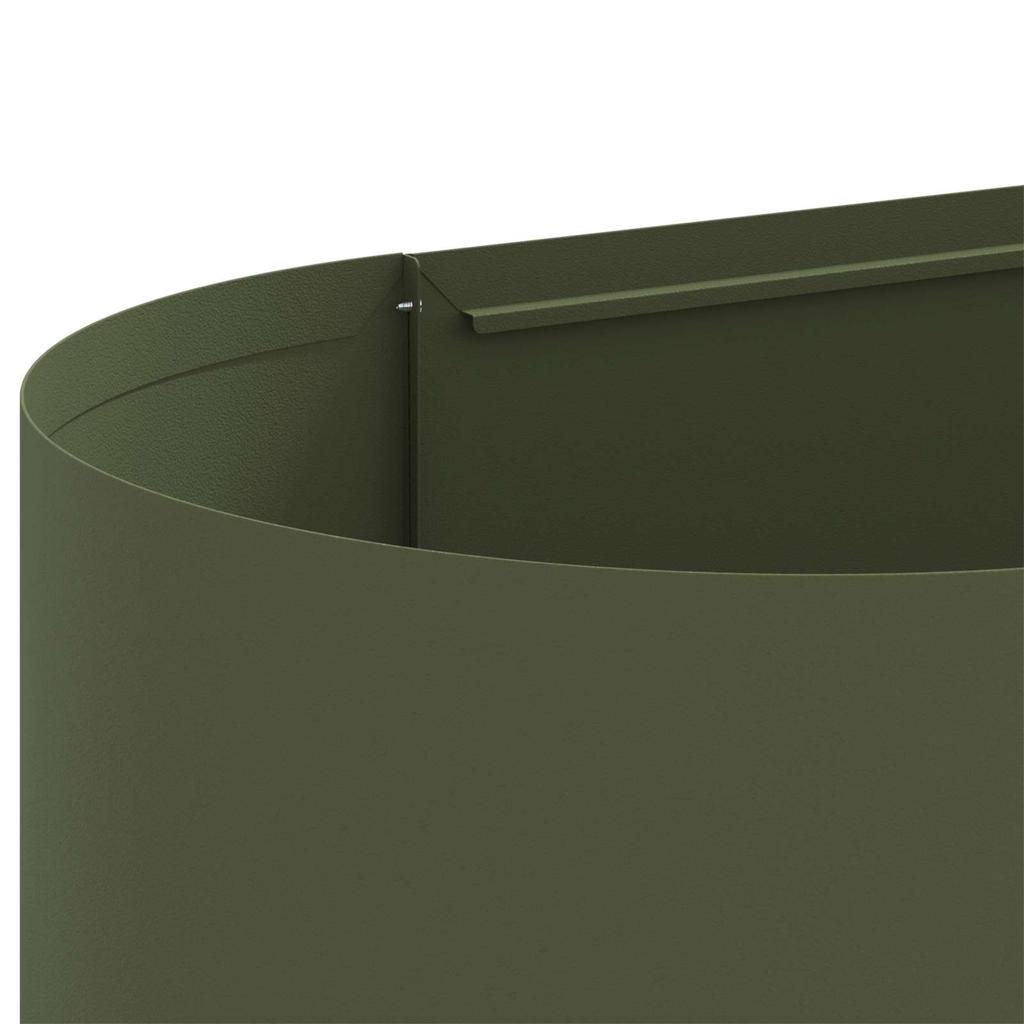 Raised Garden Bed Olive Green 120 X 40 X 40 Cm