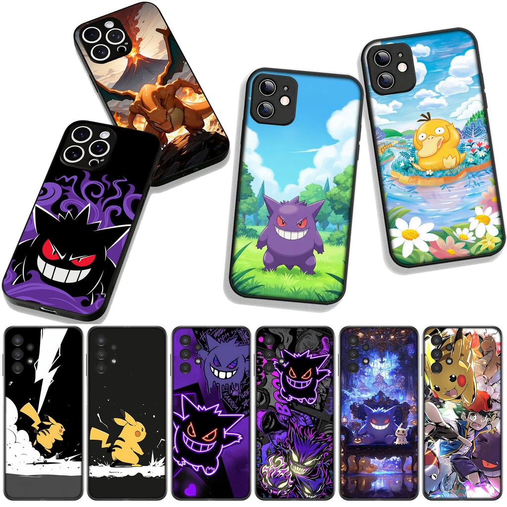 P-Pokemons GO P-Pikachus Gengar Phone Cover for Xiaomi Redmi Note 11 15 9 10 Pro Plus 8 A5 9A 9T 10A 10C 9C NFC 15C 8T Case