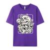 Skull Morel Mushrooms Mycologist Goth Mushroom Art T Shirts Men Normal Clothes T-Shirt Round Neck Pure Cotton