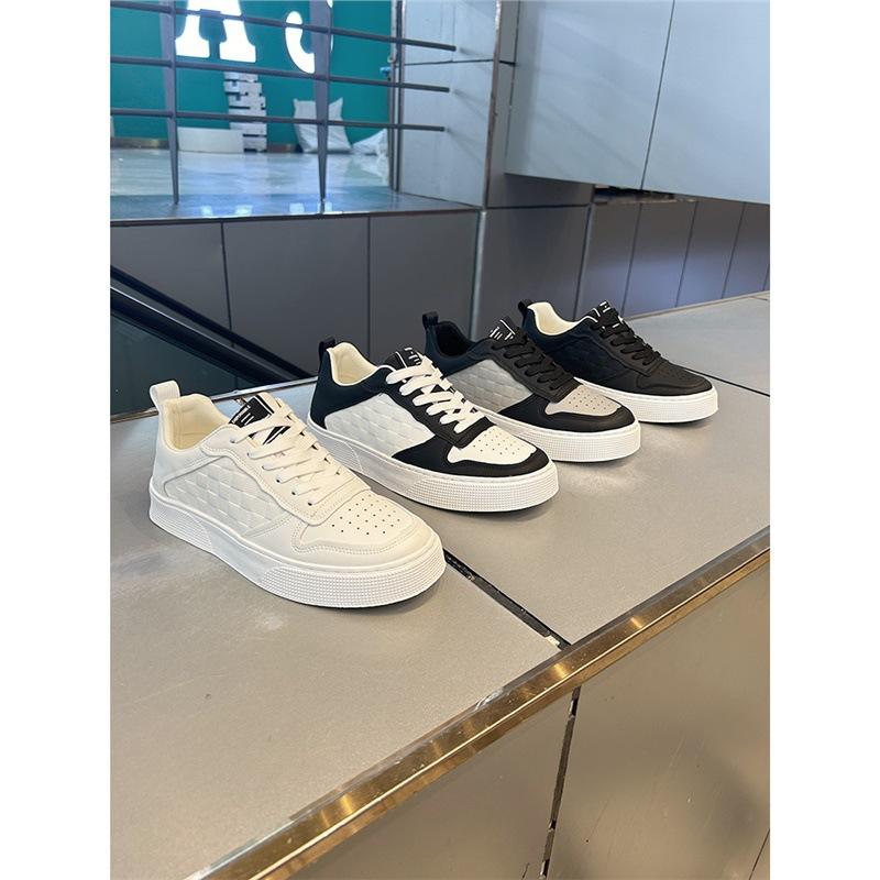Autumn leather low-top board shoes new panda color sports and leisure high street qs