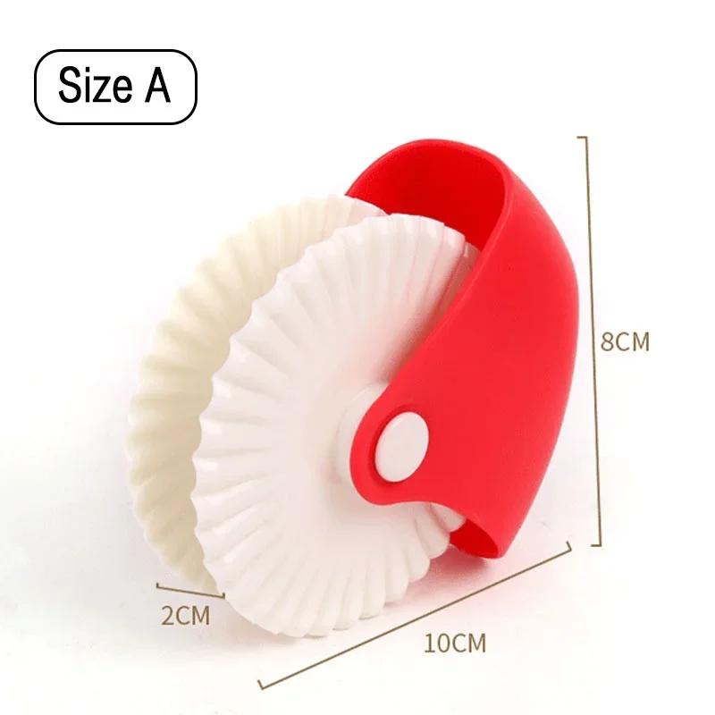 JJYY Pizza Pastry Cutter Pie Decoration Cutter Plastic Wheel Roller for Pizza Pastry Pie Crust Baking Tool Pizza Shovel