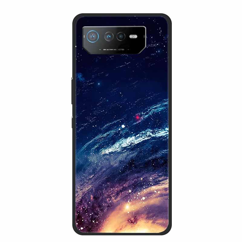 Phone Case For Asus ROG Phone 6D Ultimate Back Cover Case Black TPU Silicone Soft Coque For Asus ROG Phone 6 Pro Case Phone6 Pro