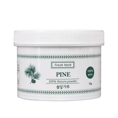 HERBE FRAÎCHE Poudre d'aiguilles de pin domestique 70g masque naturel aux céréales