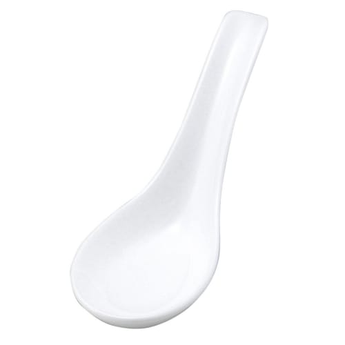 Koyo Pottery White Hook Spoon 50100091