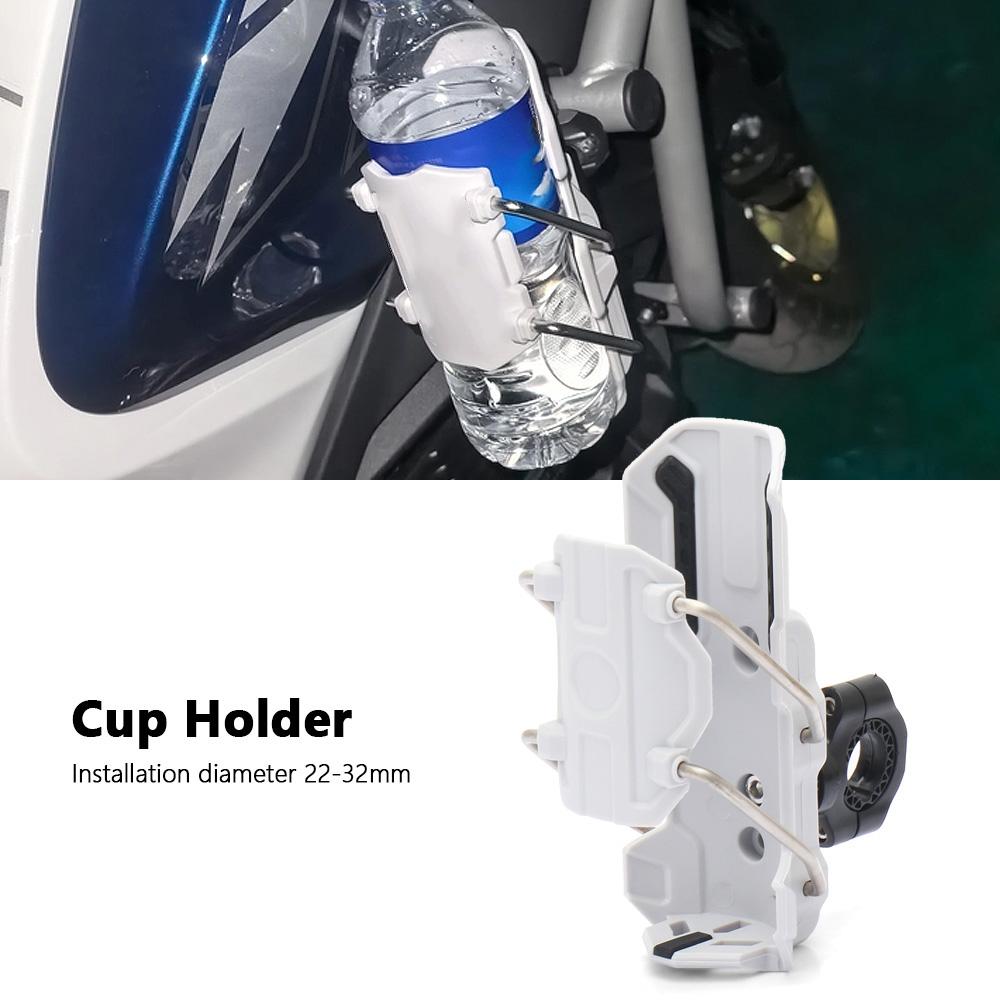 Motorcycle Cup Holder Support Quick Release Adjustable Water Bottle Holder Handlebar Stand for MTB Road Cycling