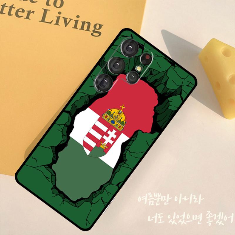 Hungary Flag Phone Case For Samsung Galaxy S25 Ultra S9 S10 S20 S22 S21 S23 Plus S24 FE Back Cover Shell