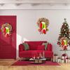 1Pcs Cute Christmas Ornament Thief Wreath For Home Store Xmas Party Decoration