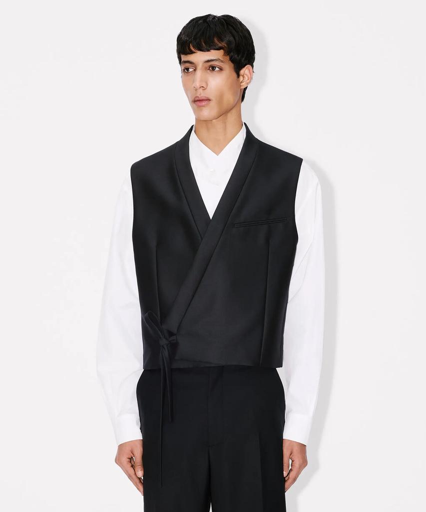 Kenzo Men'S 26Ss Kimono Sleeveless Jacket_K265Amv106Bkx