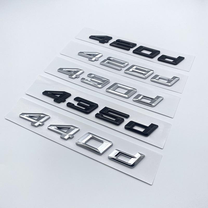 

Новые цифры, буквы 420d, 428d, 430d, 435d, 440d, эмблема ABS для BMW 4 серии F32 F33 F36 G22 G23, табличка на багажник автомобиля, наклейка с логотипом glossy black XDrive