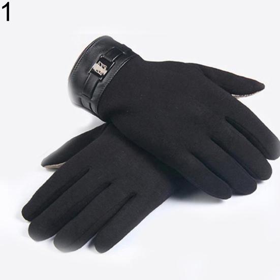 Men Warm Full Finger Smartphone Touch Screen Gloves Bicycle Mittens Xmas Gift