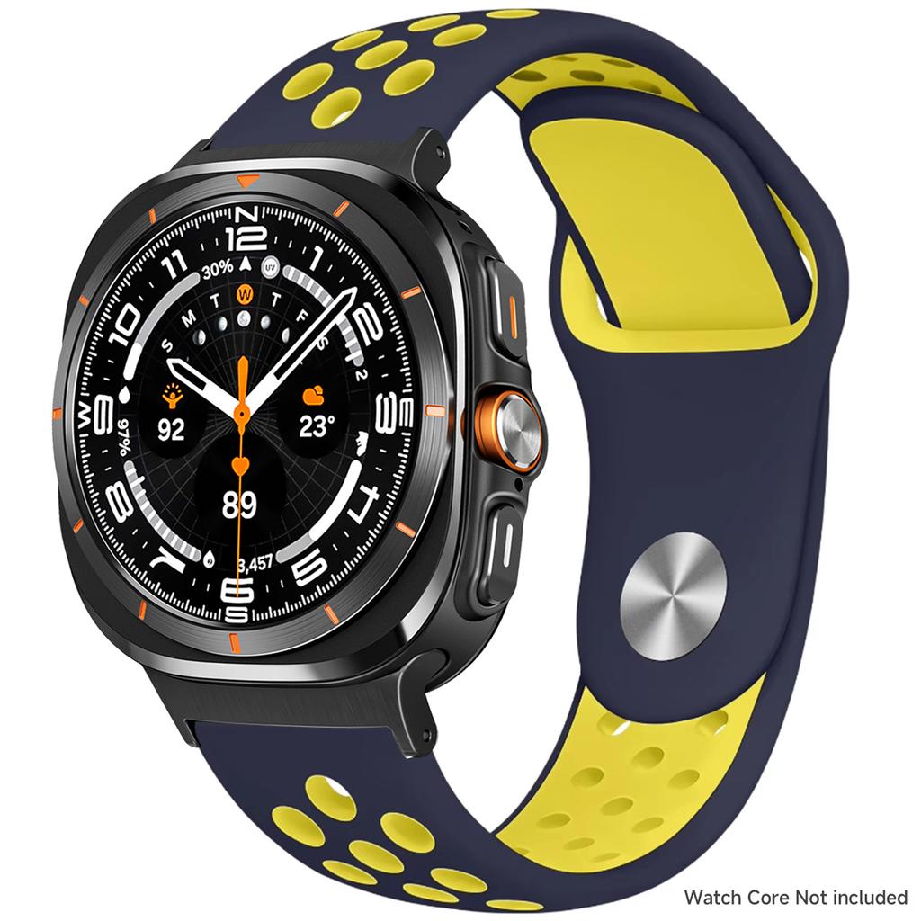 Silicone Strap For Samsung Galaxy Watch 8 40mm 44mm 8 Classic 46mm Sports Breathable Bracelet For Galaxy Ultra 2025 47MM Band