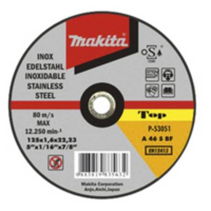 Disque à tronçonner 115 x 0,8 mm inox Makita B-45727