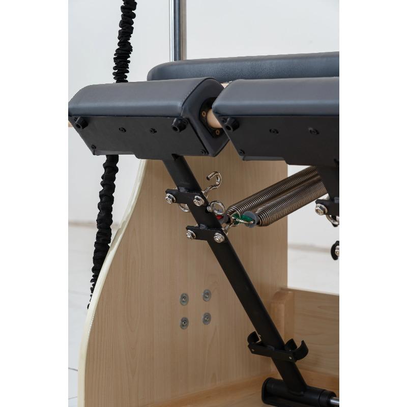 2026 Populární vybavení na Pilates Nové vybavení na jógu Židle z javorového dřeva Stabilní Ekologická rukojeť na Pilates Reformer Pilates židle