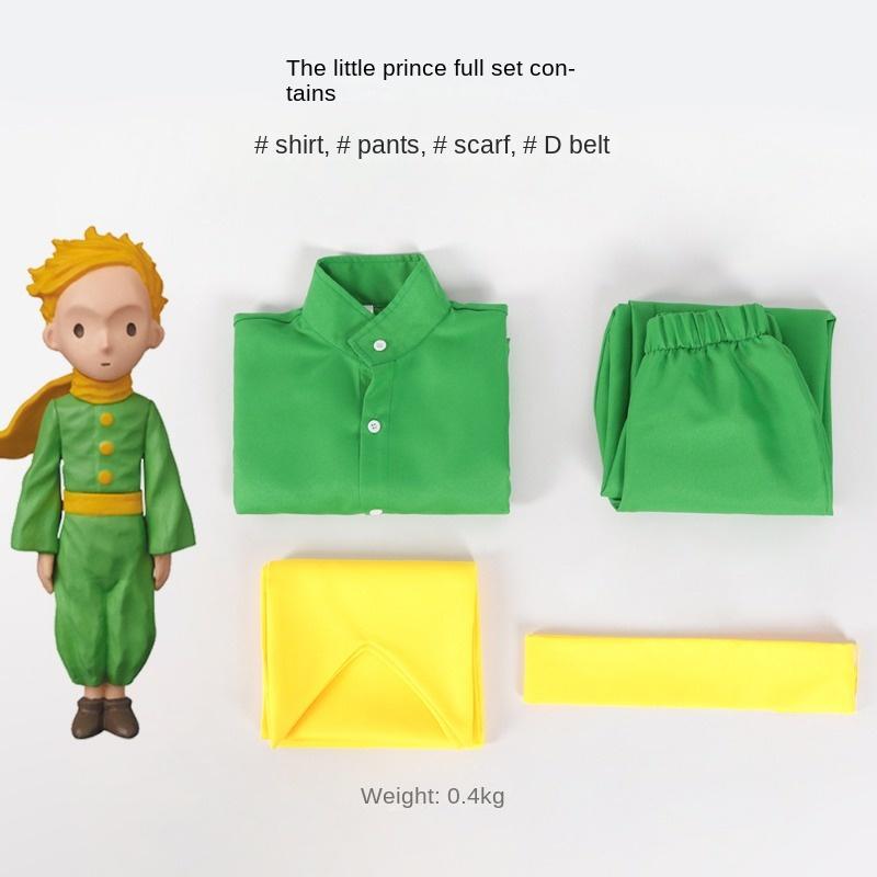 Halloween Anime Costume Movie Little Prince Cos Costume Little Prince Children Adult Stage Performance Costume 120