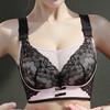 Underwear Summer Thin Strapless Anti Glare Lace Bra Breathable Full Cup Bra No Steel Ring Bra