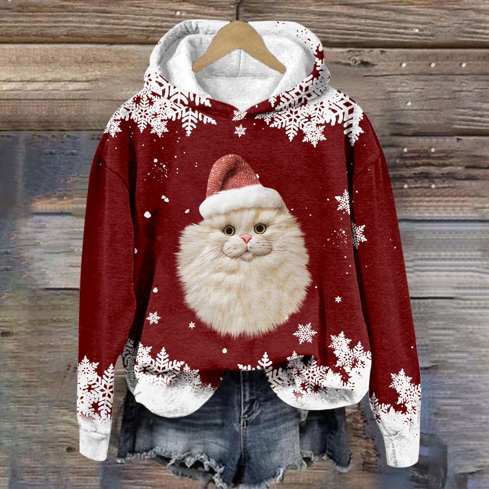 

Женские толстовки с длинным рукавом, толстовки, одежда для девочек-подростков, повседневные свитера, пуловеры, модные повседневные универсальные повседневные толстовки, топы XL винный