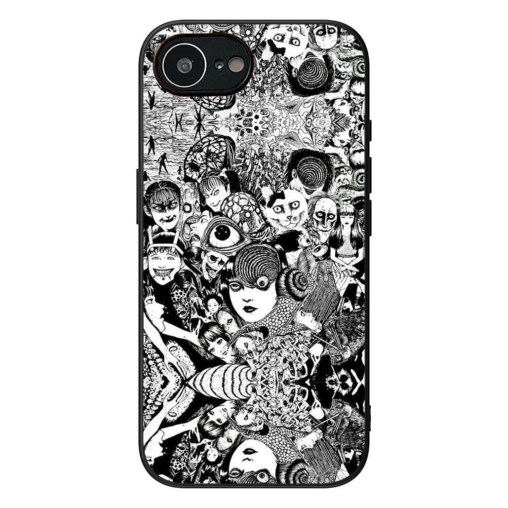 

Junji Tomie Ito Collection Phone Case for Apple iPhone 16 17 Air 14 15 Pro Max Plus 16+ 16E 14+ ProMax Protective Cover iPhone 14