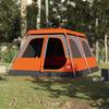 VidaXL Family Dome Tent 10 Person Grey Orange Quick Release, Tent, Garden Tent, Outdoor Shelter, Tent of 4004241