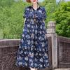 Elegant Women's Summer Dress Plus Size Short Sleeve Casual Loose Long Dresses Vintage Clothes