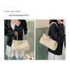 Xeie Thuk Tote Bag Women PU Woven Texture Handheld Shoulder Daily Commute
