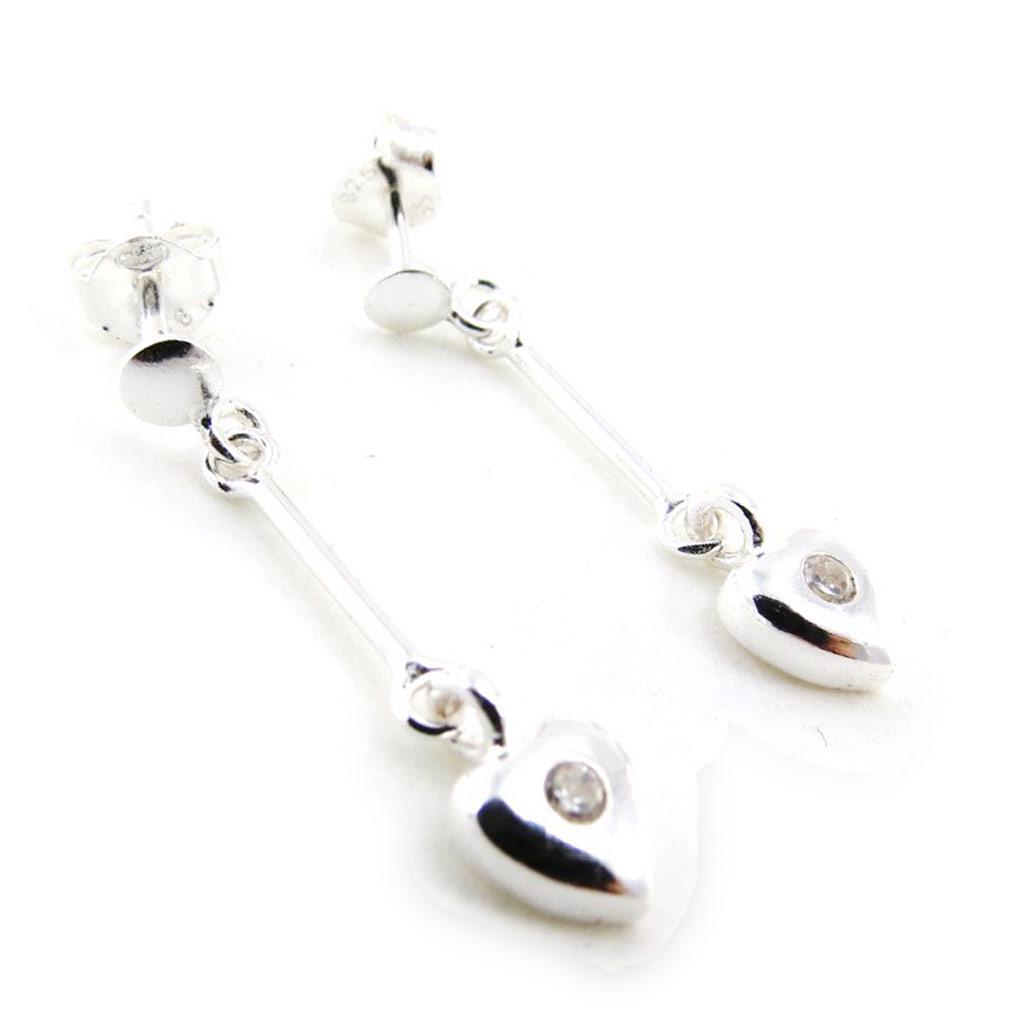Les Trésors De Lily [G1920] - Silver 'Love' Earrings