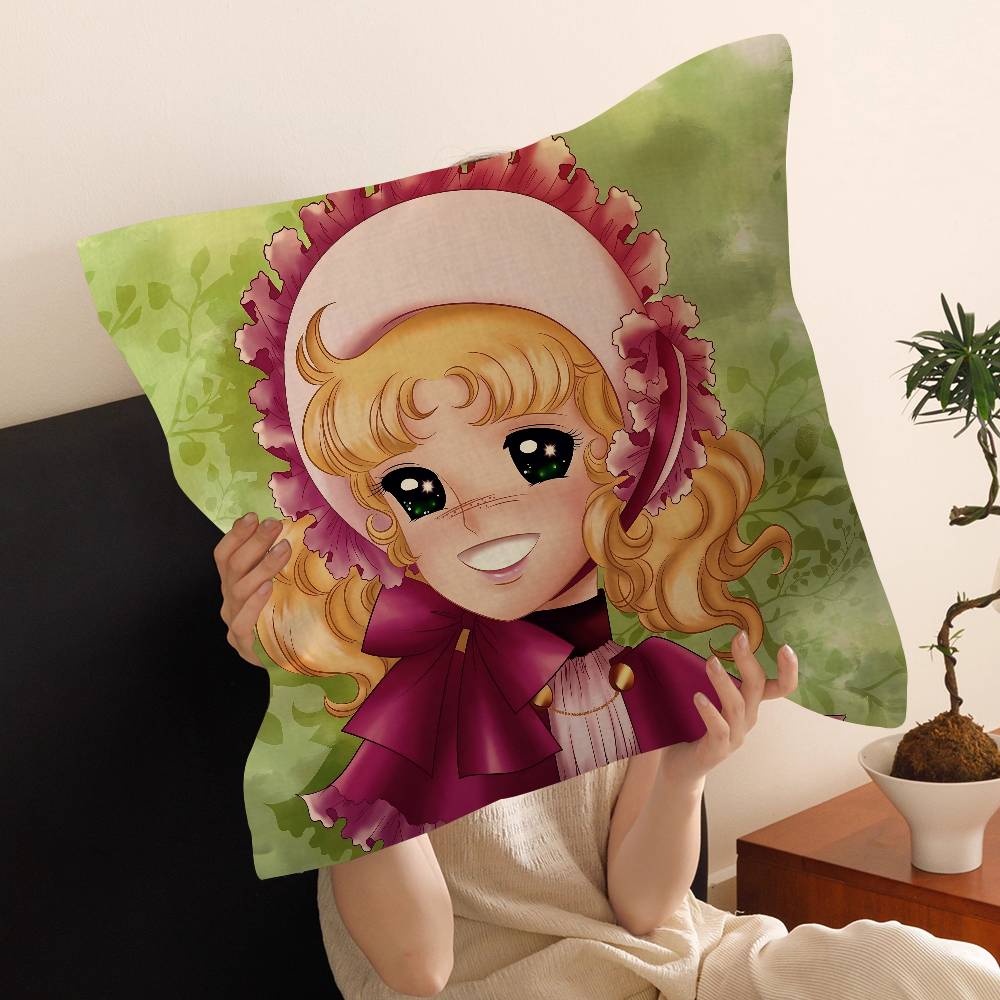 Cartoon Anime womens Candy Sweet pillow cover sofa cushion cover home room decoration children gift