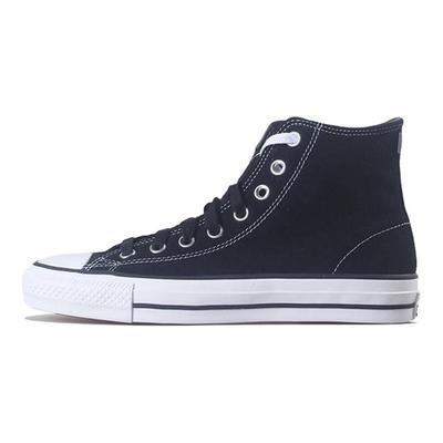Chuck Taylor All Star Pro Suede Comfortable & Versatile High-Top Espadrilles Unisex Black & White