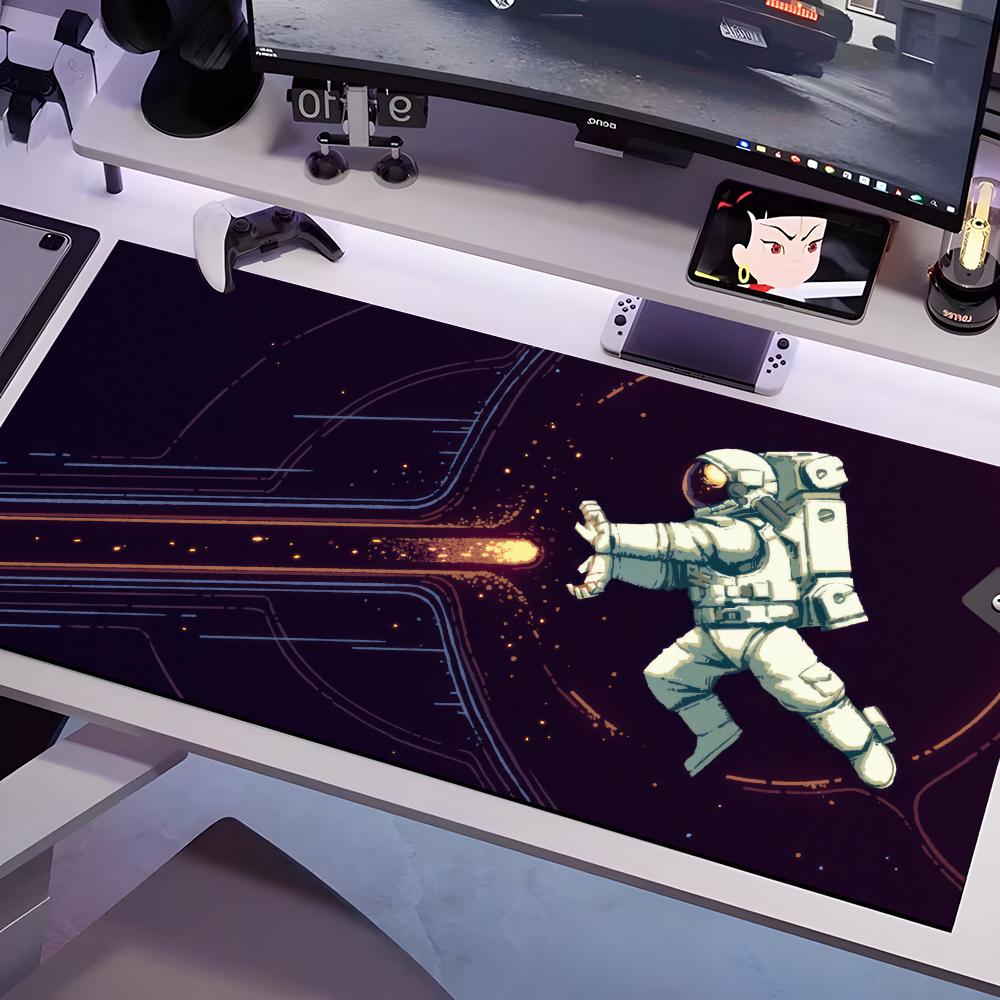 

Astronaut Mouse Pad Multiple Sizes Large Square Computer Office Game Table Mats Rubber Anti-slip Mousepads 600x300x2mm