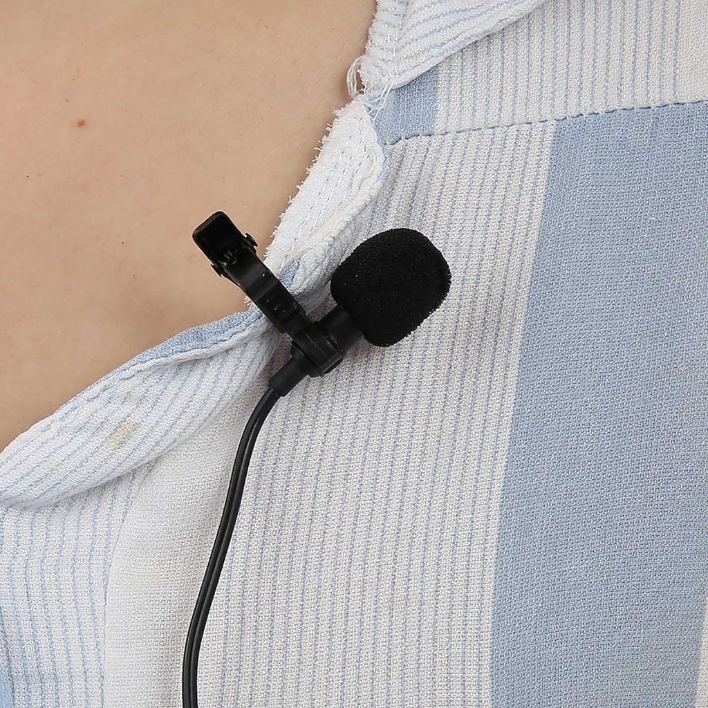 Mini Clip On Mic TypE C Audio Interface Lavalier Microphone for Android Phone
