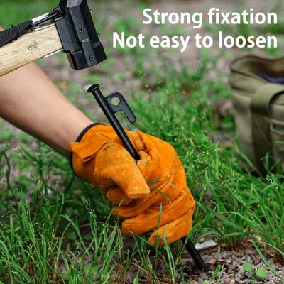 5Pcs 20/30/40CM 9MM Tent Stake Heavy Duty Multi-functional Outdoor Garden Yard Camping Tarp