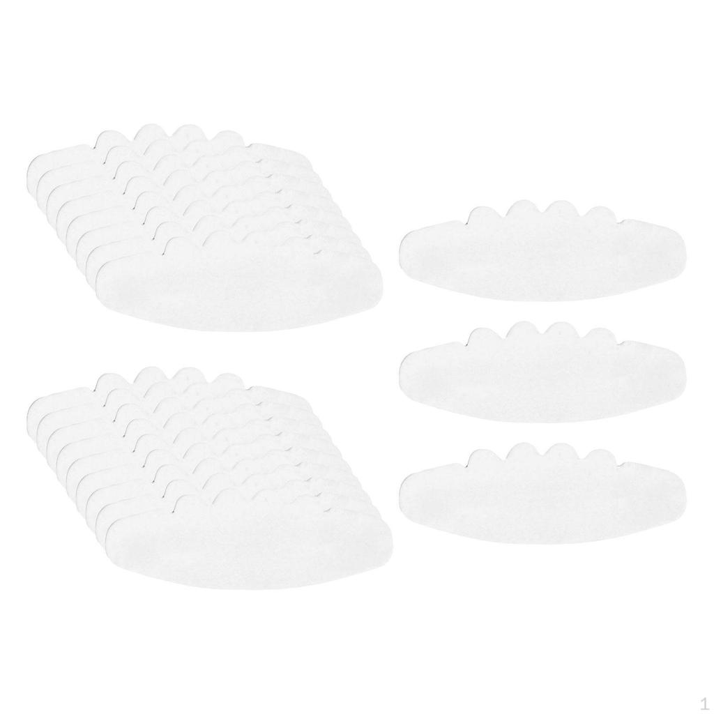 20 Pieces Hat Sweat Liners for Cap, Baseball Cap Liner, Absorbent Pad, Golf
