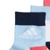adidas Socks 3 Pack Natural Pink/white/brilliant Blue Kids' ED8618