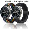 Curea de Nylon 22mm 20mm pentru Amazfit Balance 2 1 Brățară Sport pentru Amazfit Helio/Active 2/Bip 6 5/GTR4 3/GTS 4 mini 3 Accesorii