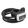 6 Wire Thumb Throttle with ONOFF Switch Battery Indicator 22mm Aperture for Electric Bike
