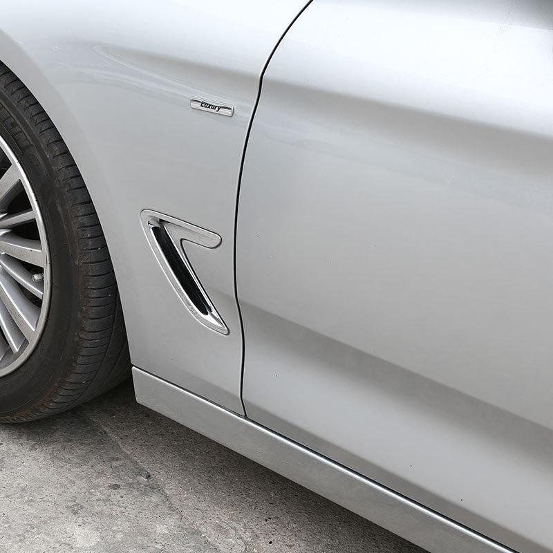 For BMW 3 Series GT Gran Turismo F34 2013-19 ABS Matt black Car Side Air Vent Cover Hood Bezel Fender Trim sticker Car accessory