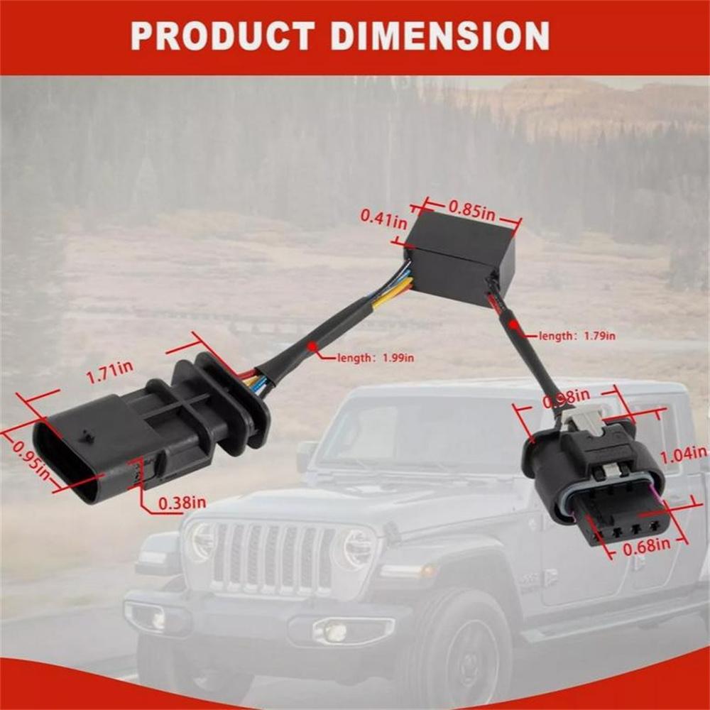Locker Sensor Harness Plug For Jeep Wrangler JL JLU Gladiator JT 2018 2019-2023