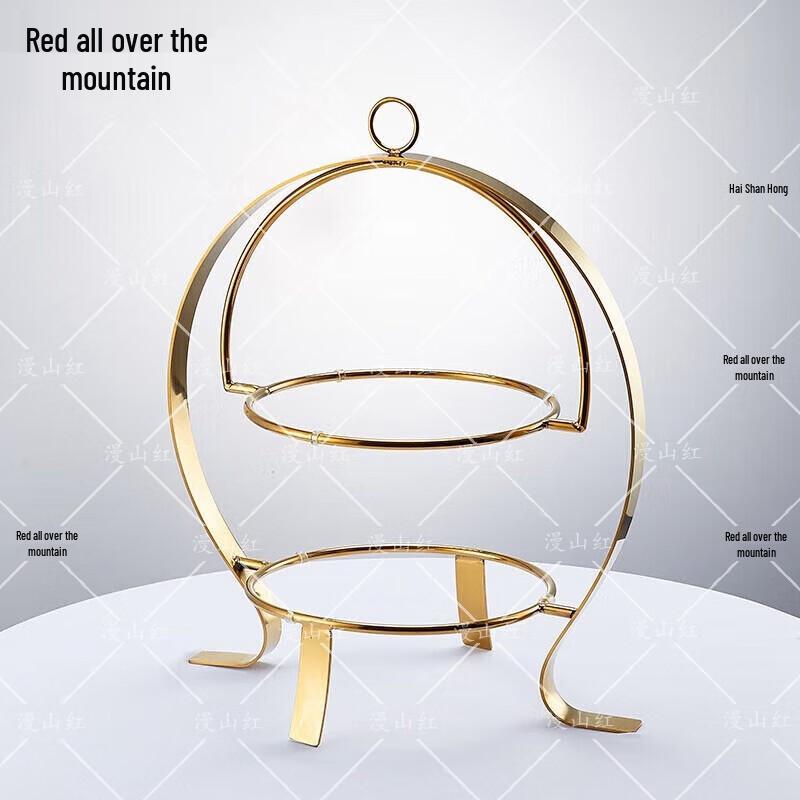 Luxury European Gold Plated Dessert & Fruit Stand