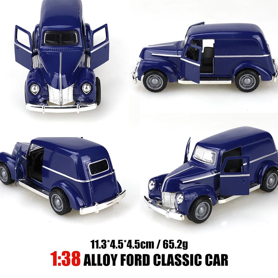 Norson 1:38 Classic Retro Vintage Pickup Truck Alloy Toy Car for Children