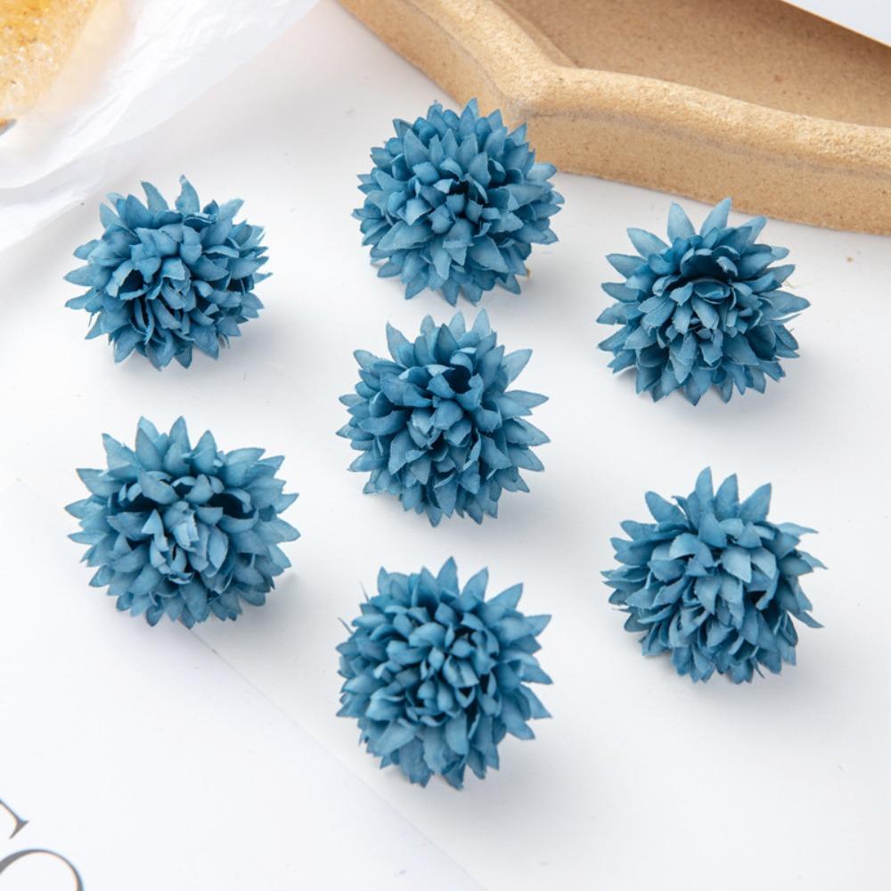 20PCS Handmade Artificial Flowers DIY Craft Silk Flower Beautiful Silk Hydrange  Wedding Decoration