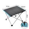 Ultralight Portable Folding Camping Table Foldable Outdoor Dinner Desk High Strength Aluminum Alloy For Garden Party Picnic BBQ