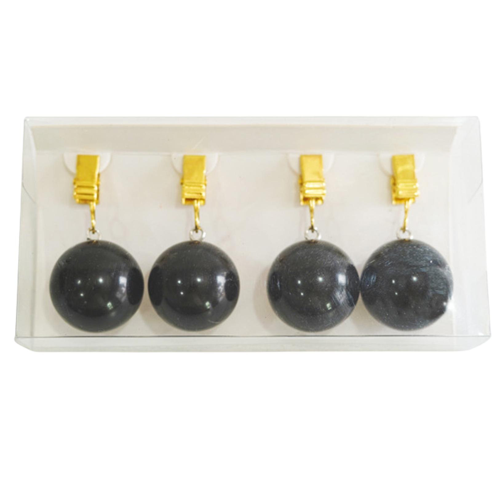 Set Of 4 Stone Tablecloth Weights Holders Handcraft Marble Dinnerware Clips Perfect For Formal Gatherings Garden Parties 1