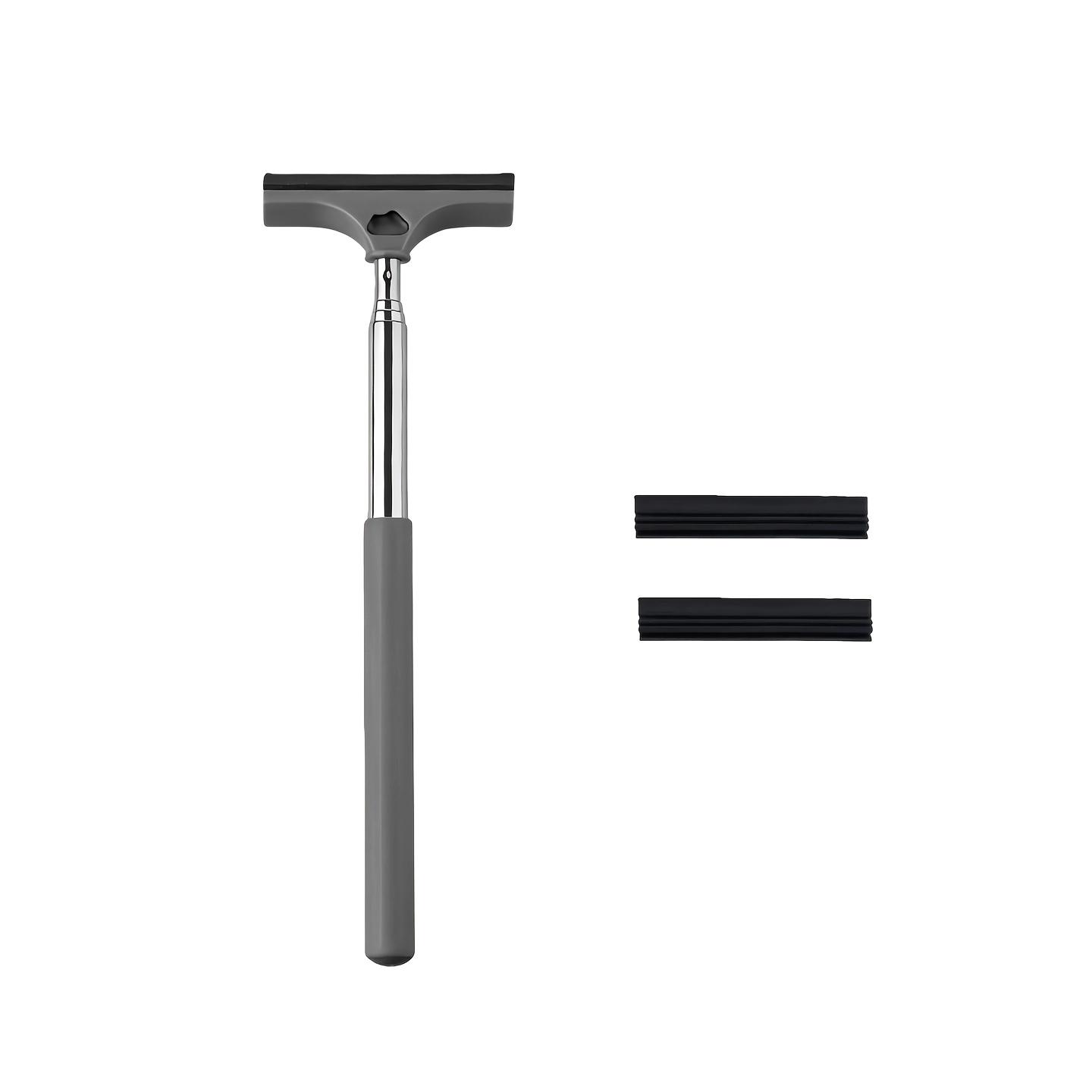 

1PCS Telescopic Aquarium Scraper Brush with Two Brush Heads Metal Telescopic HandleTelescopic Algae Scraper 1pcs сірий